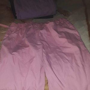 Pink uniform pants